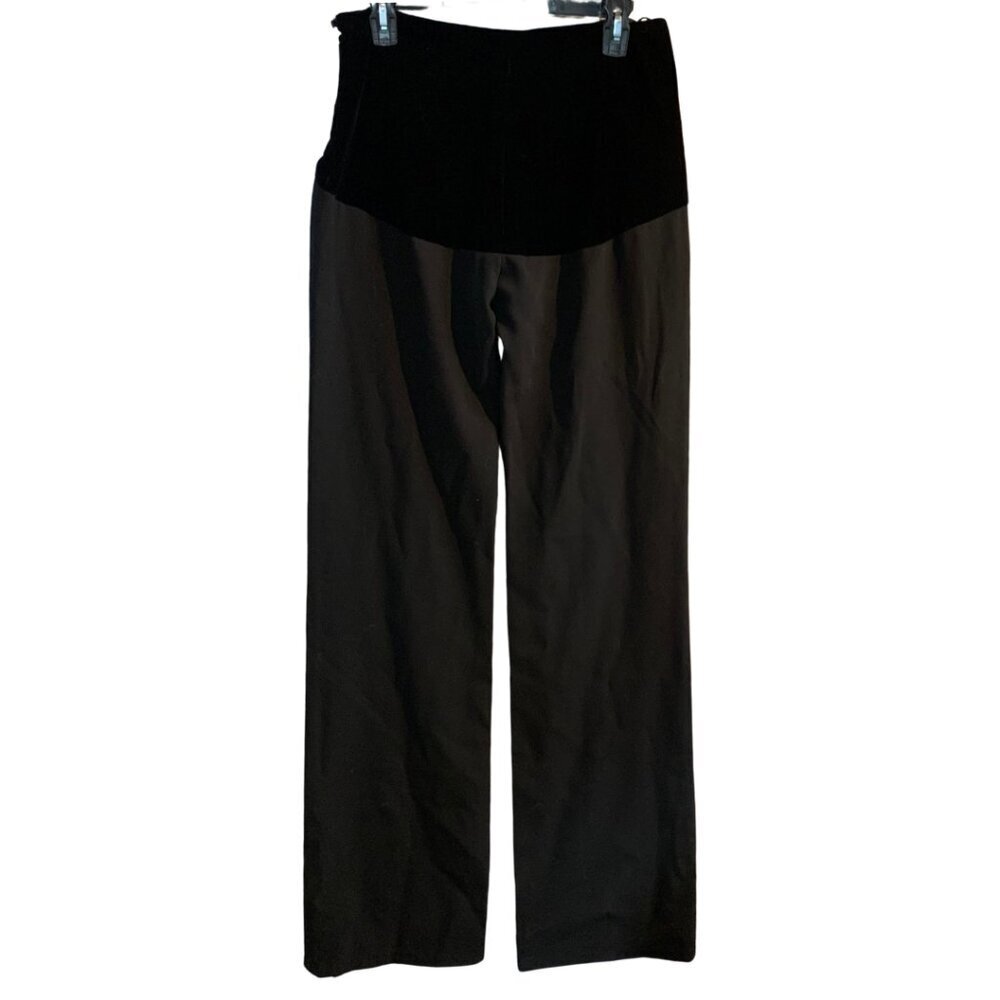 Valentino Straight Leg Black Dress Pants Womens Size 10 - Picture 2 of 5